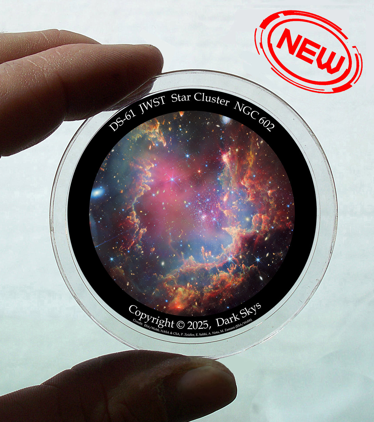 Cúmulo estelar NGC 602 #DS-61 del JWST 