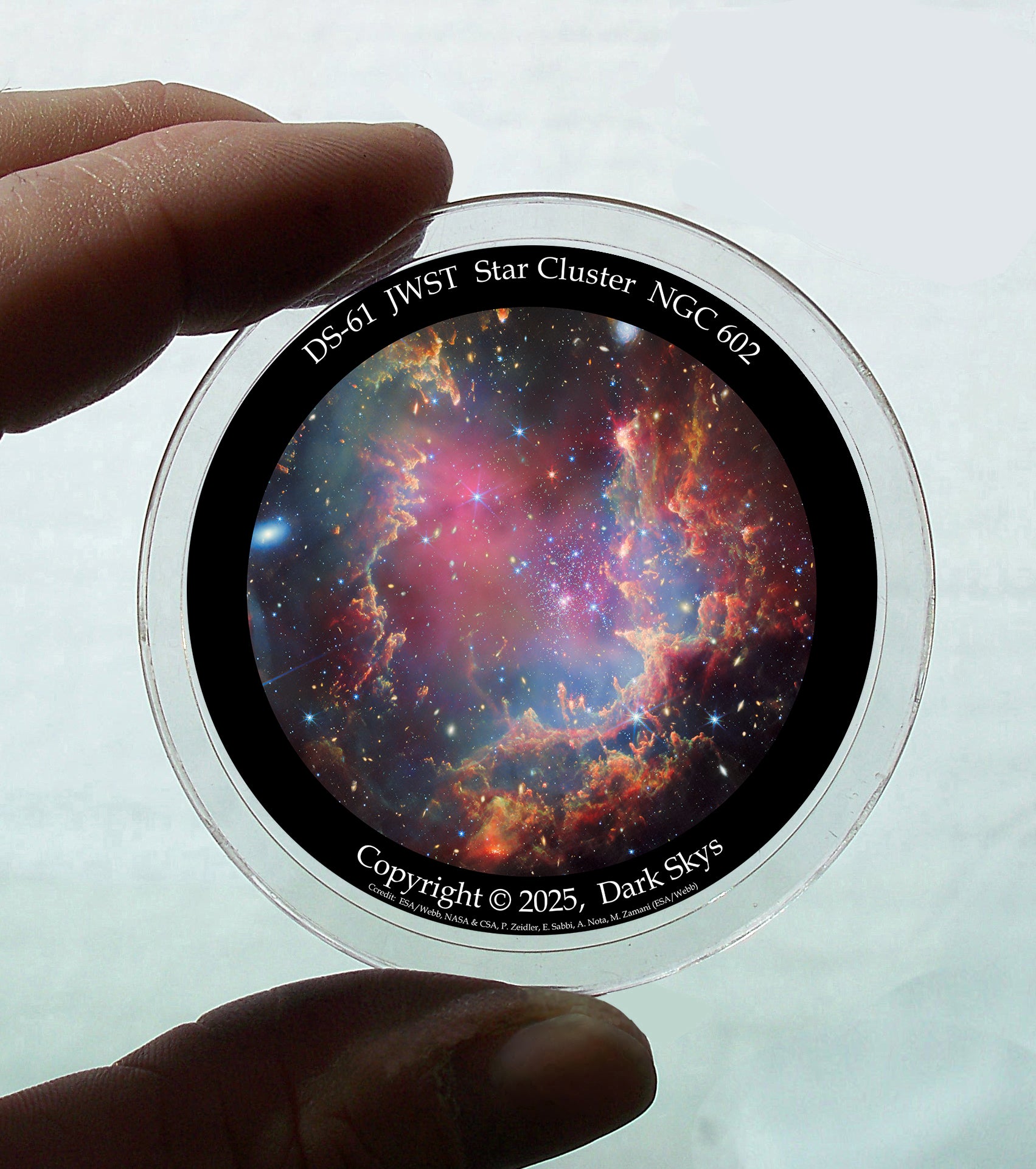 Cúmulo estelar NGC 602 #DS-61 del JWST 