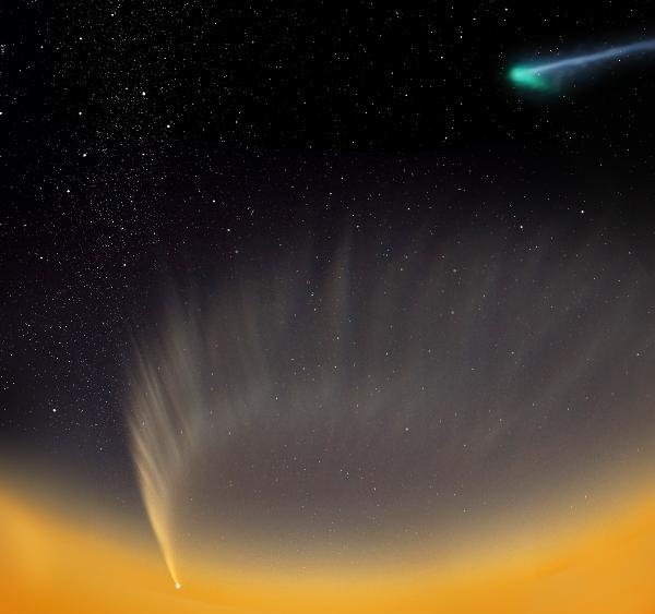 Vista del cometa, #DS-26